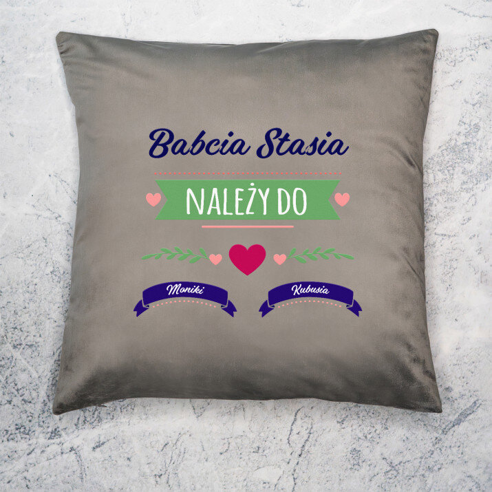 Babcia należy do - Poduszka dekoracyjna