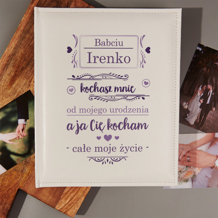 Babcia - Personalizowany Album na zdjęcia