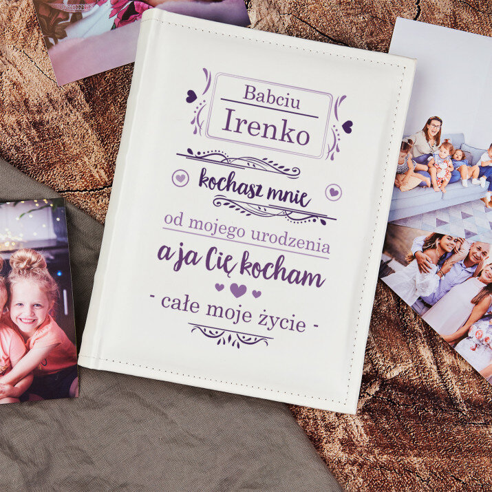 Babcia - Personalizowany Album na zdjęcia