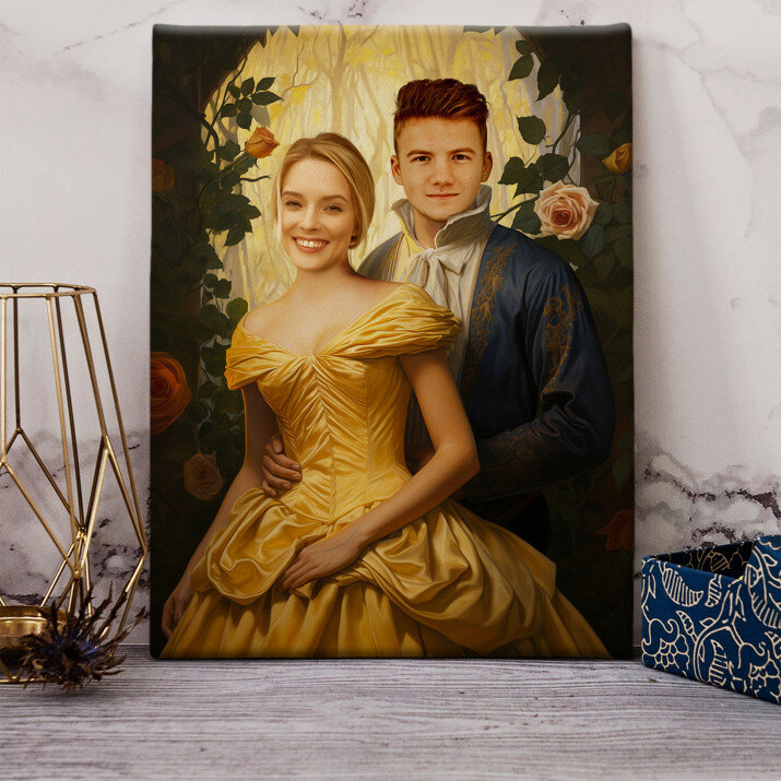 Baśniowa para - Królewski portret