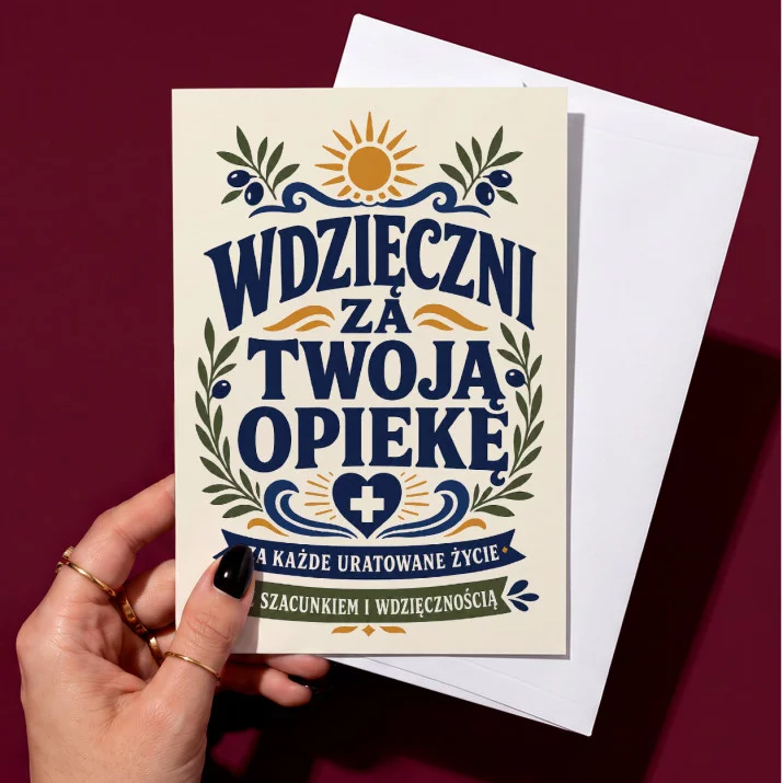 Kartka z Życzeniami Dla Medyka Dla Mężczyzny: Śródziemnomorski Hołd Kartka z Życzeniami Dla Medyka Dla Mężczyzny: Śródziemnomorski Hołd