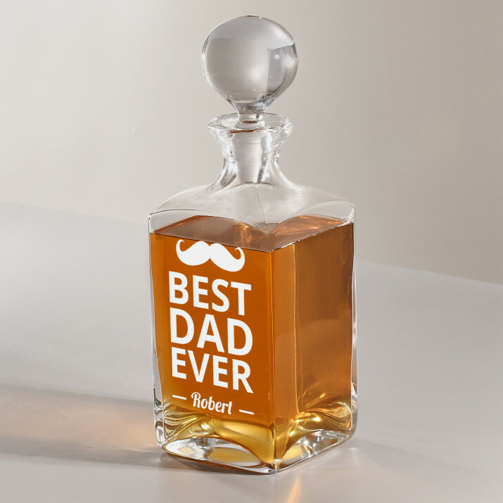 Best Dad - grawerowana karafka do whisky