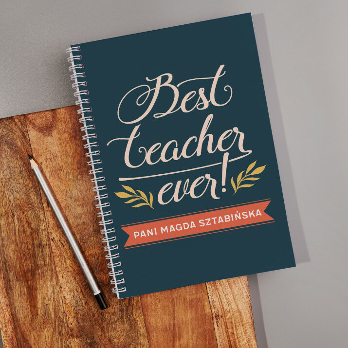 Best teacher ever - Planer na spirali dla nauczyciela