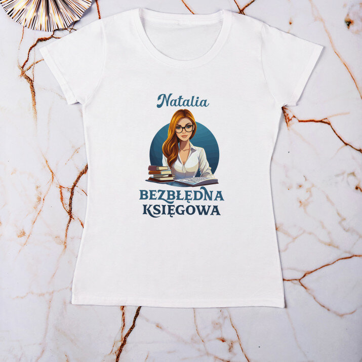 Bezbłędna księgowa - Koszulka damska z nadrukiem