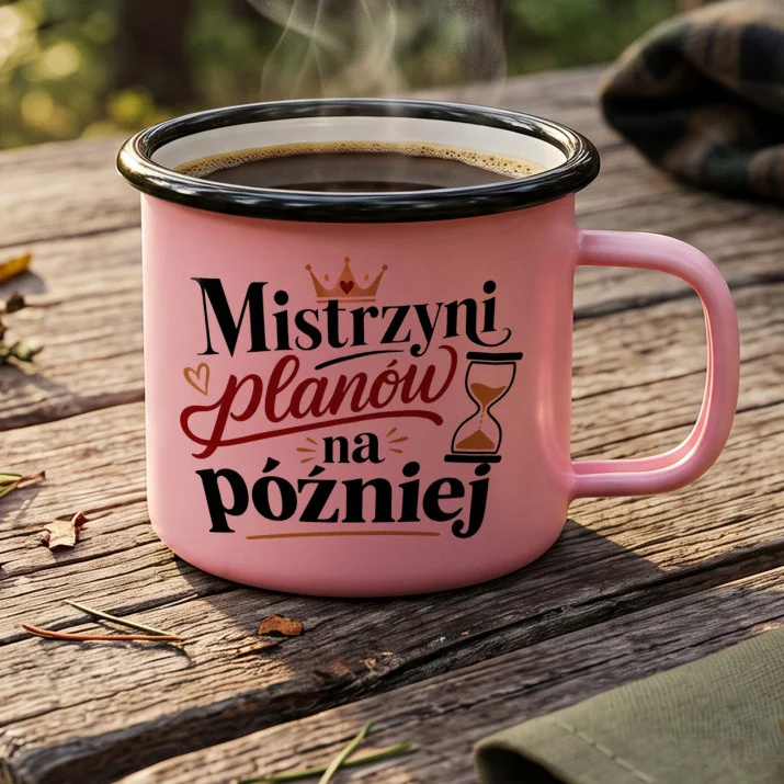Kubek Emaliowany Na Mikołajki Prezent Dla Kobiety: Sarkastyczna Elegancja Kubek Emaliowany Na Mikołajki Prezent Dla Kobiety: Sarkastyczna Elegancja