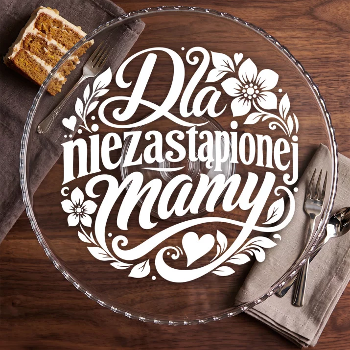 Patera Na Ciasto Dla Mamy Prezent Na Dzień Mamy Dla Kobiety: Matczyna Elegancja Patera Na Ciasto Dla Mamy Prezent Na Dzień Mamy Dla Kobiety: Matczyna Elegancja