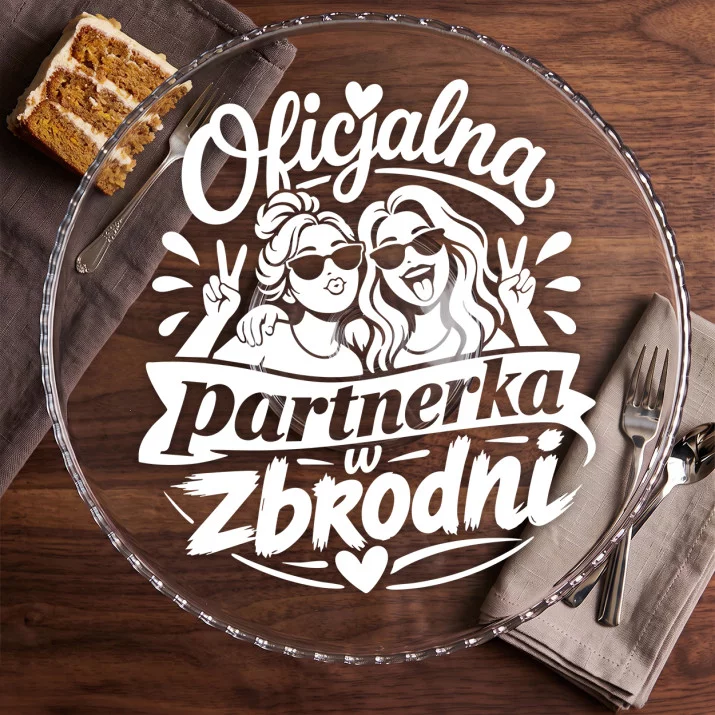 Patera Na Ciasto Dla Bff Prezent Dla Kobiety: Szykowny Żart Przyjaźni