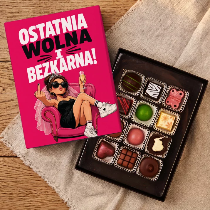 Czekoladki Na Panieński Prezent Dla Kobiety: Ostatnia Wolna Bezkarna Czekoladki Na Panieński Prezent Dla Kobiety: Ostatnia Wolna Bezkarna