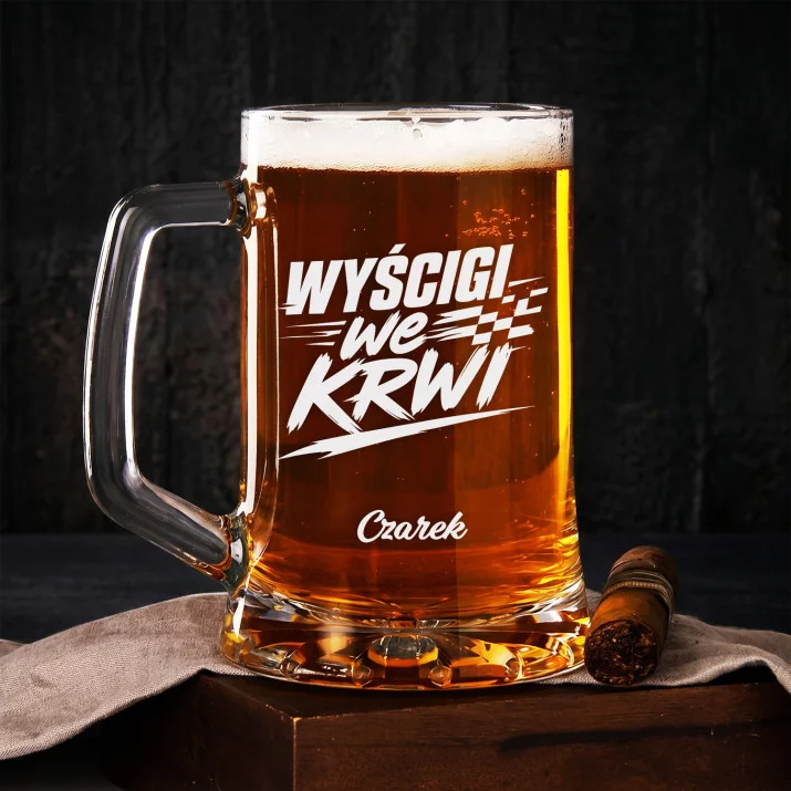 Kufel Personalizowany Dla Fana F1 Prezent Dla Mężczyzny: Wyścigi We Krwi Kufel Personalizowany Dla Fana F1 Prezent Dla Mężczyzny: Wyścigi We Krwi