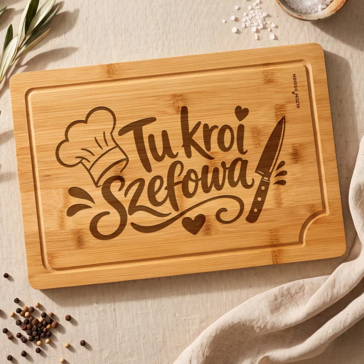Deska Do Krojenia Na Urodziny Prezent Dla Kobiety: Kuchenne Rządy Szefowej Deska Do Krojenia Na Urodziny Prezent Dla Kobiety: Kuchenne Rządy Szefowej