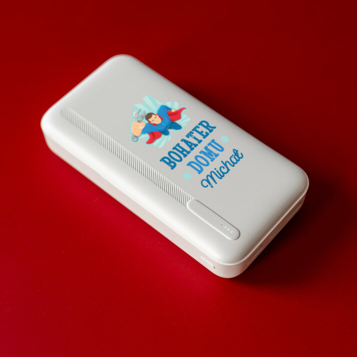 bohater domu - Powerbank z nadrukiem 20000 mAh