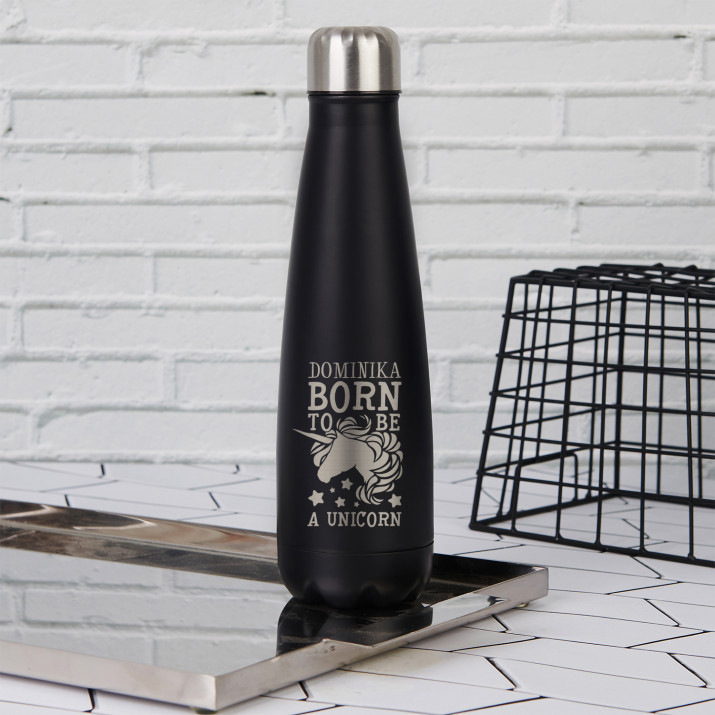 Born to be a unicorn - Butelka na wodę 630 ml