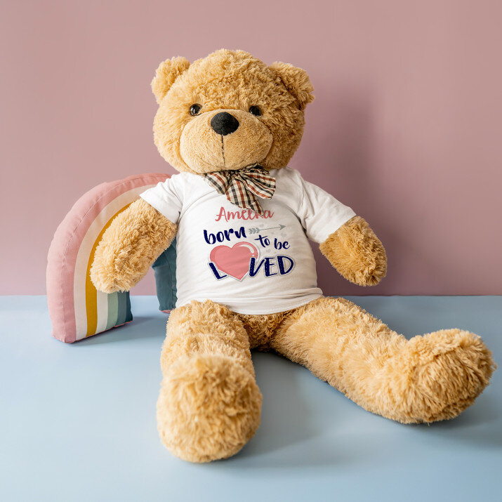 Born to be loved - Pluszowy miś 90 cm