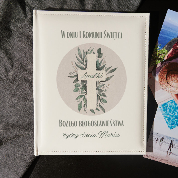Bożego błogosławieństwa komunia - Personalizowany Album na zdjęcia