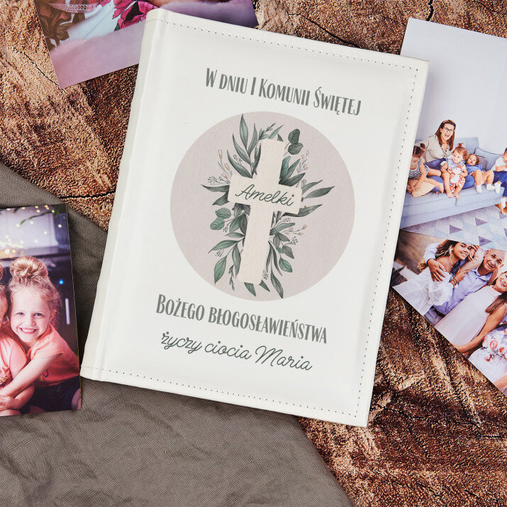 Bożego błogosławieństwa komunia - Personalizowany Album na zdjęcia