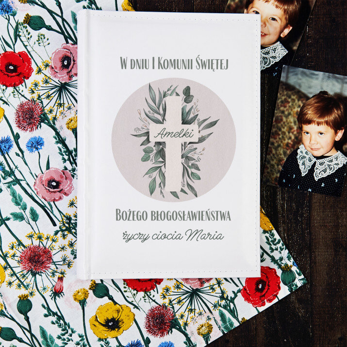 Bożego błogosławieństwa komunia - Personalizowany Album na zdjęcia