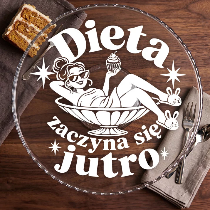 Patera Na Ciasto Na Święta Prezent Dla Kobiety: Kulinarny Humor Retro Patera Na Ciasto Na Święta Prezent Dla Kobiety: Kulinarny Humor Retro
