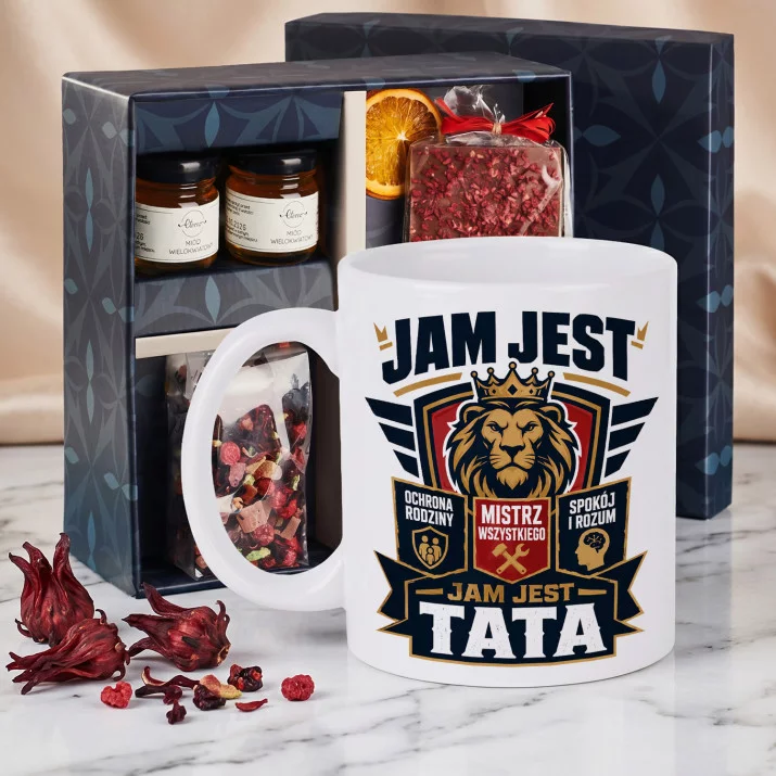 Zestaw Prezenowy Z Kubkiem Dla Taty Na Dzień Ojca: Jam Jest Tata