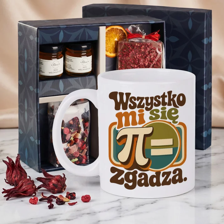 Zestaw Prezenowy Z Kubkiem Dla Matematyka: Wszystko Mi Się Zgadza
