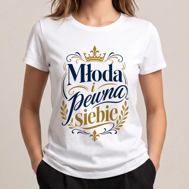 Koszulka Damska Biała Dla 22 Latki Prezent Na 20 Urodziny Dla Kobiety: Elegancka Młodość