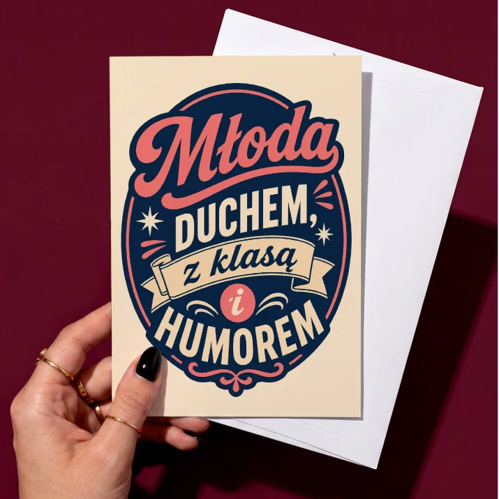Kartka z Życzeniami Na 60 Urodziny Dla 60 Latki Kobiety: Retro Z Humorem Kartka z Życzeniami Na 60 Urodziny Dla 60 Latki Kobiety: Retro Z Humorem