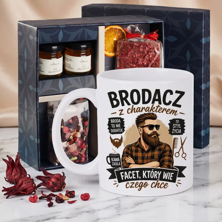 Zestaw Prezenowy Z Kubkiem Dla Brodacza: Brodacz Z Harakterem Zestaw Prezenowy Z Kubkiem Dla Brodacza: Brodacz Z Harakterem