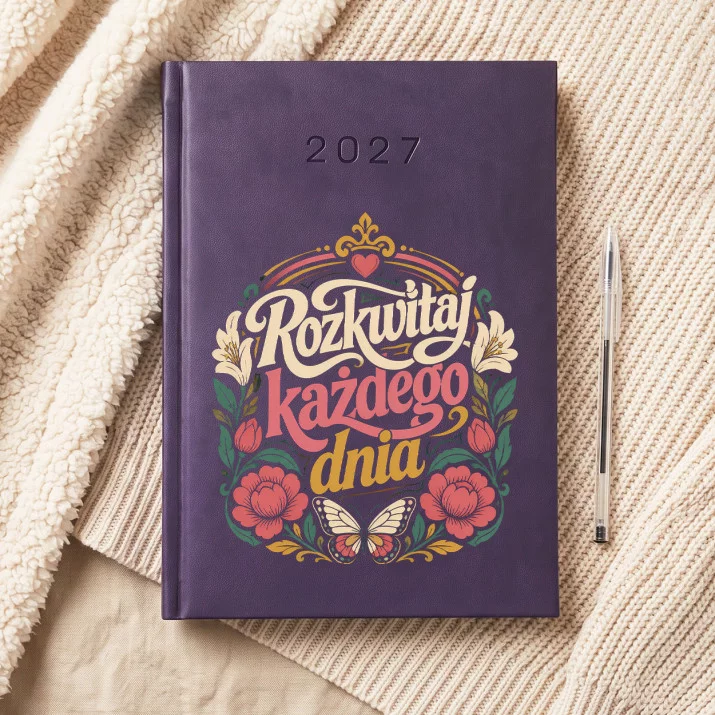 Kalendarz Książkowy A5 2027 Na 21 Urodziny Prezent Dla 20 Latki Kobiety: Kwitnąca Elegancja
