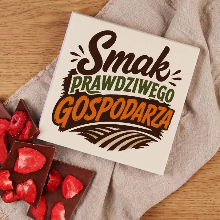 Czekolada Z Truskawkami Dla Rolnika Prezent Dla Mężczyzny: Gospodarska Słodycz