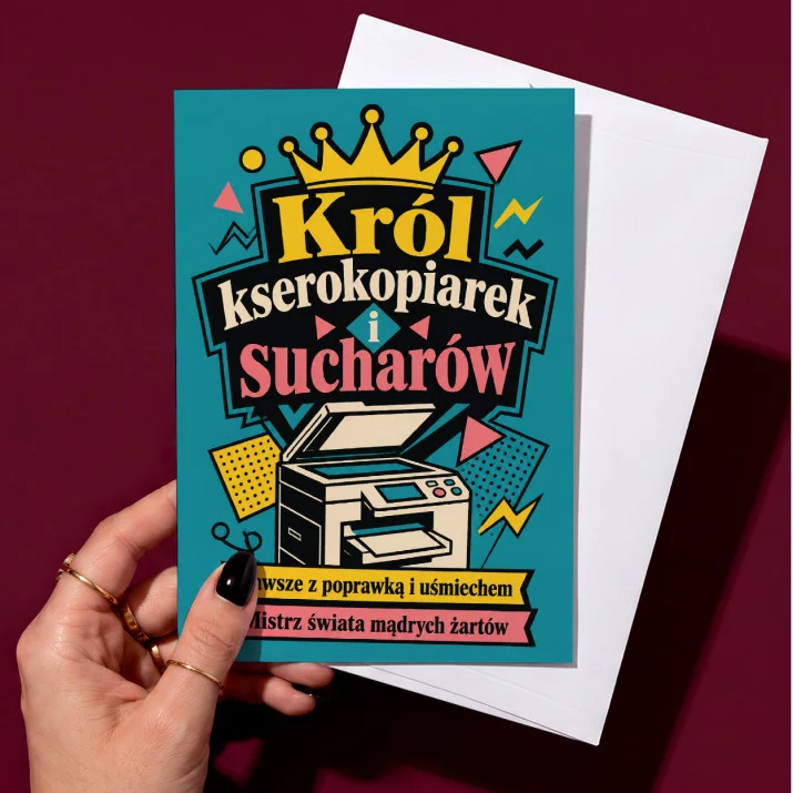 Kartka z Życzeniami Na Dzień Nauczyciela Dla Nauczyciela Mężczyzny: Szkolny Humor Retro