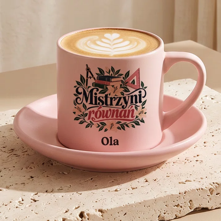 Filiżanka Personalizowana Dla Matematyczki Prezent Dla Kobiety: Mistrzyni Równań