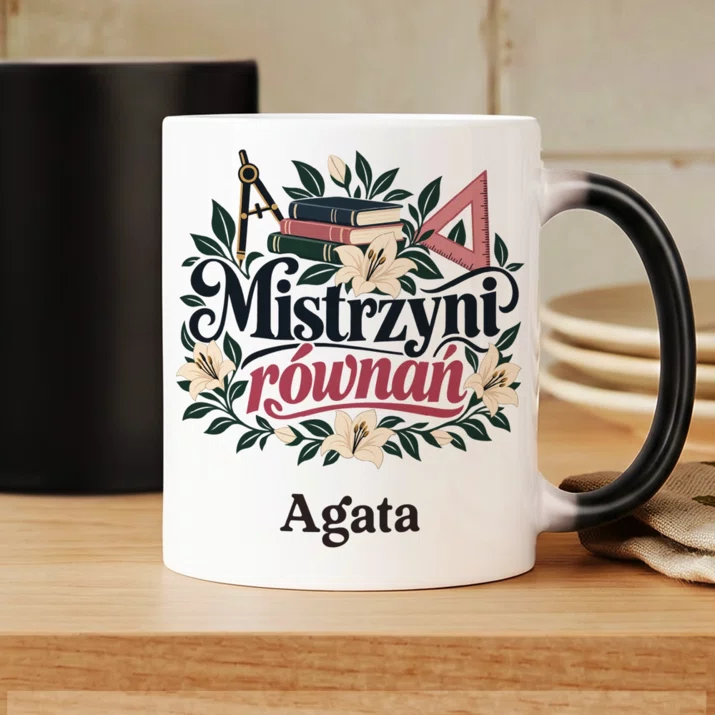 Kubek Personalizowany Dla Matematyczki Prezent Dla Kobiety: Mistrzyni Równań Kubek Personalizowany Dla Matematyczki Prezent Dla Kobiety: Mistrzyni Równań
