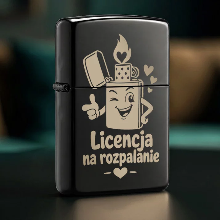 Zapalniczka Z Grawerem Na Walentynki Prezent Na Rocznicę Dla Mężczyzny: Szpiegowski Płomień