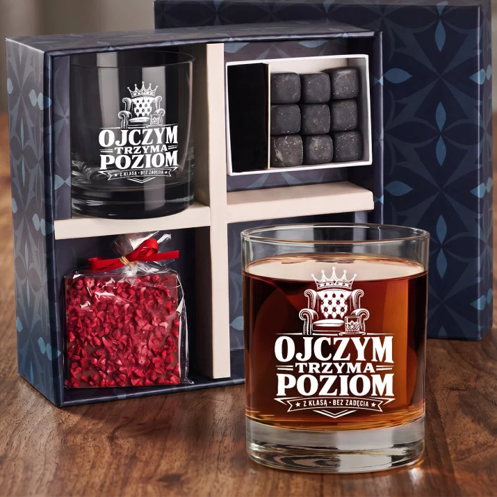 Zestaw Prezentowy Whisky Dla Ojczyma Na Dzień Ojca Dla Mężczyzny: Ojczym Trzyma Poziom Zestaw Prezentowy Whisky Dla Ojczyma Na Dzień Ojca Dla Mężczyzny: Ojczym Trzyma Poziom
