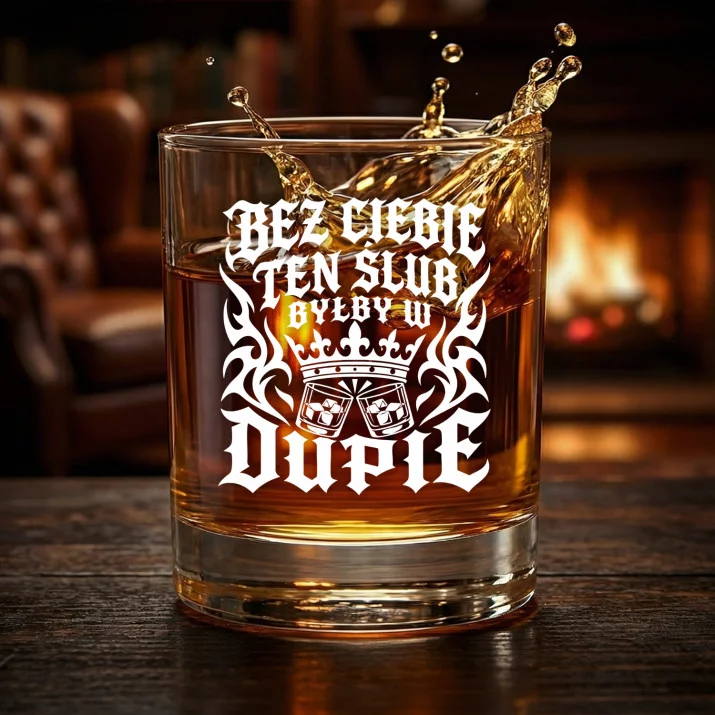Szklanka Do Whisky Dla Świadkowej Prezent Dla Kobiety: Bez Ciebie Szklanka Do Whisky Dla Świadkowej Prezent Dla Kobiety: Bez Ciebie