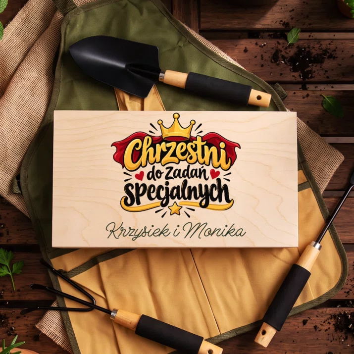 Zestaw Narzędzi Ogrodowych Dla Chrzestnych Prezent Dla Pary: Chrzestni Do Zadań Zestaw Narzędzi Ogrodowych Dla Chrzestnych Prezent Dla Pary: Chrzestni Do Zadań