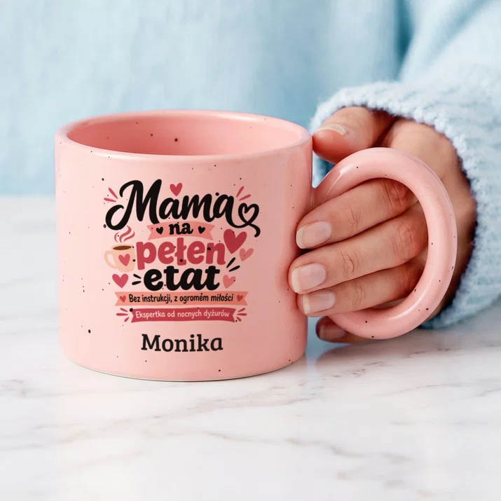 Kubek Premium Na Pierwszy Dzień Mamy Prezent Dla Mamy Kobiety: Mama Na Pełen Etat