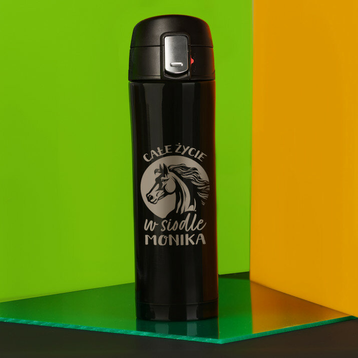 Całe życie w siodle - Kubek termiczny 440 ml
