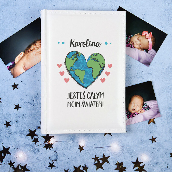 Cały świat - Personalizowany Album na zdjęcia Cały świat - Personalizowany Album na zdjęcia