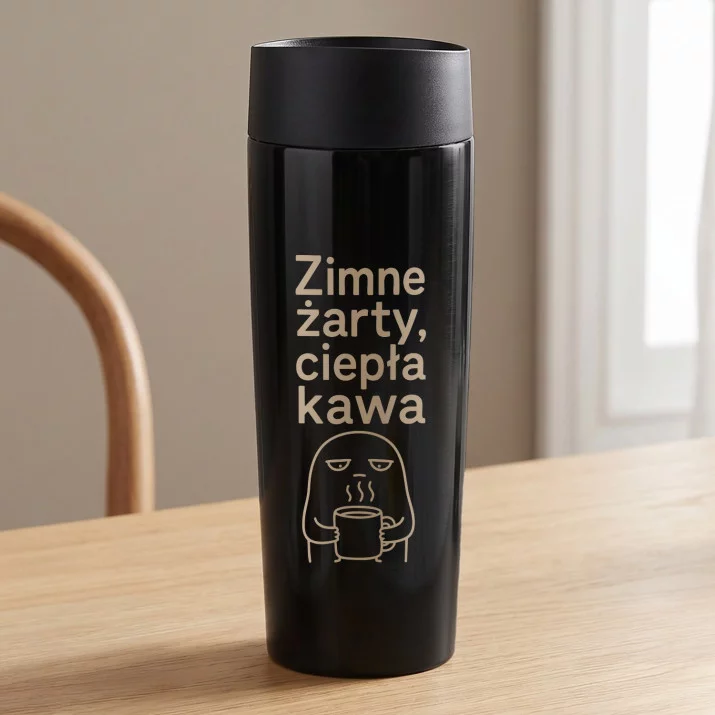 Kubek Termiczny Dla Mężczyzny Prezent Dla Mężczyzny: Zimne Żarty, Ciepła Kawa
