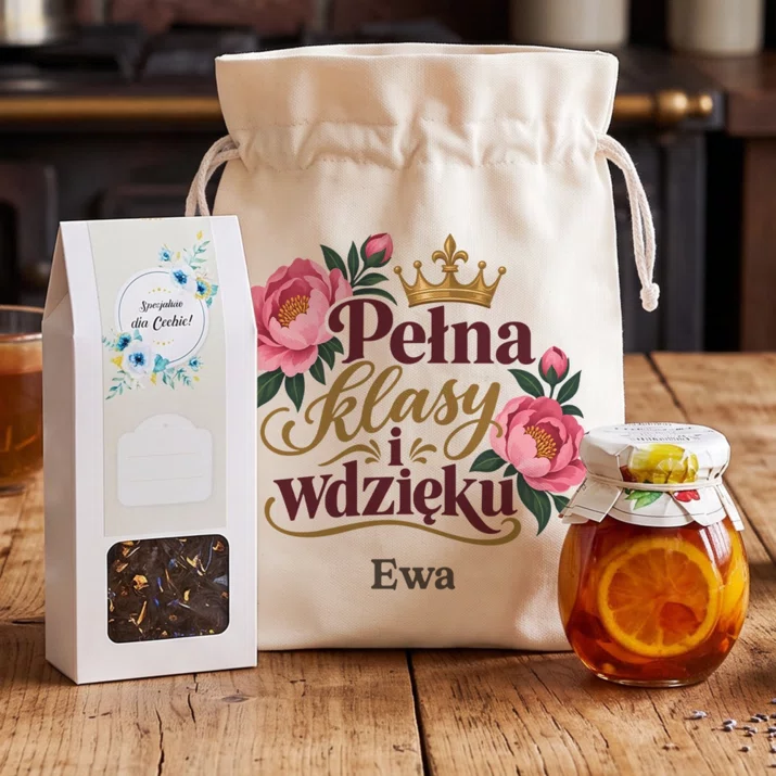 Zestaw Prezentowy z Herbatą Na 60 Urodziny Kobiety Prezent Na 60 Urodziny Dla Kobiety: Pełna Klasy I Wdzięku