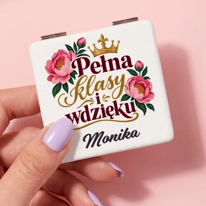 Lusterko Kieszonkowe Na 60 Urodziny Kobiety Prezent Na 60 Urodziny Dla Kobiety: Pełna Klasy I Wdzięku
