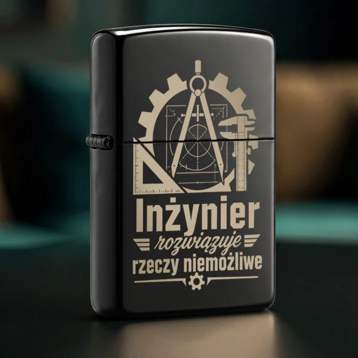 Zapalniczka Z Grawerem Dla Inżyniera Prezent Dla Mężczyzny: Duma Inżyniera