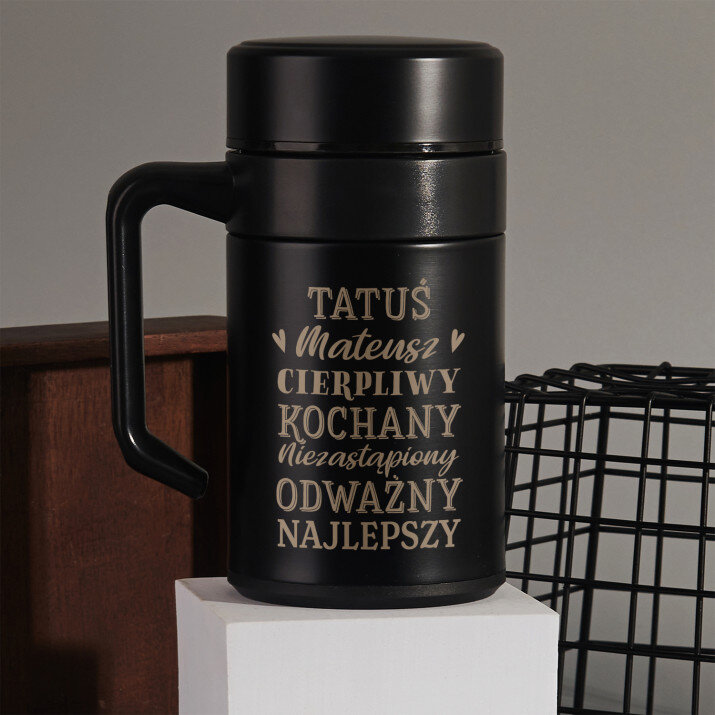 Cechy tatusia - Kubek termiczny 400 ml
