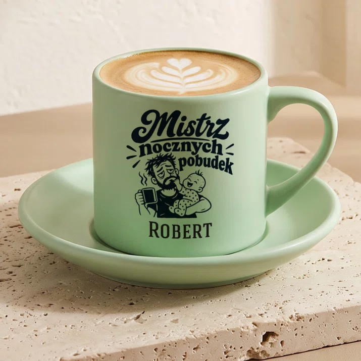 Filiżanka Personalizowana Dla Świeżo Upieczonego Taty Prezent Na Dzień Ojca Dla Mężczyzny: Mistrz Nocnych Pobudek Filiżanka Personalizowana Dla Świeżo Upieczonego Taty Prezent Na Dzień Ojca Dla Mężczyzny: Mistrz Nocnych Pobudek