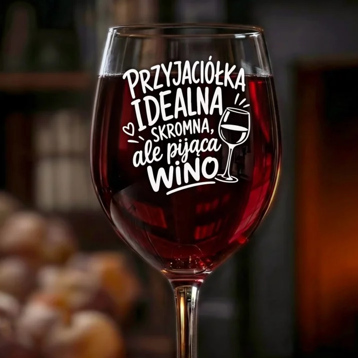 Kieliszek Do Wina Dla Przyjaciółki Prezent Dla Kobiety: Idealna Przyjaciółka Wino Kieliszek Do Wina Dla Przyjaciółki Prezent Dla Kobiety: Idealna Przyjaciółka Wino