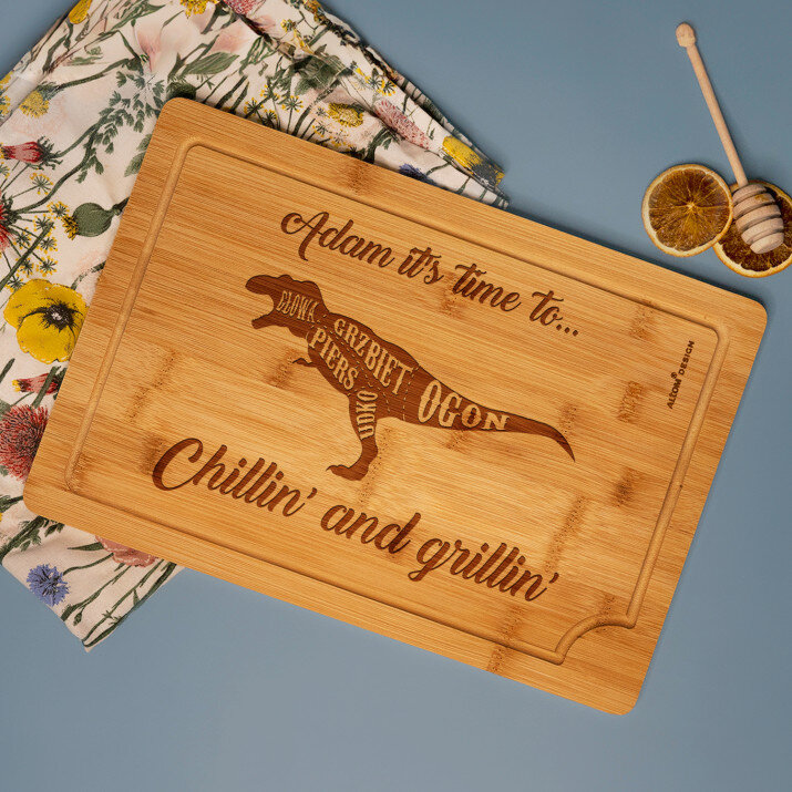 Chillin` and grillin` - deska do krojenia z grawerem