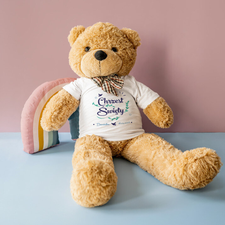 Chrzest święty - Pluszowy miś 90 cm