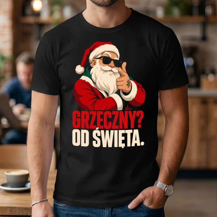 Koszulka Męska Na Mikołajki Prezent Dla Mężczyzny: Od Święta