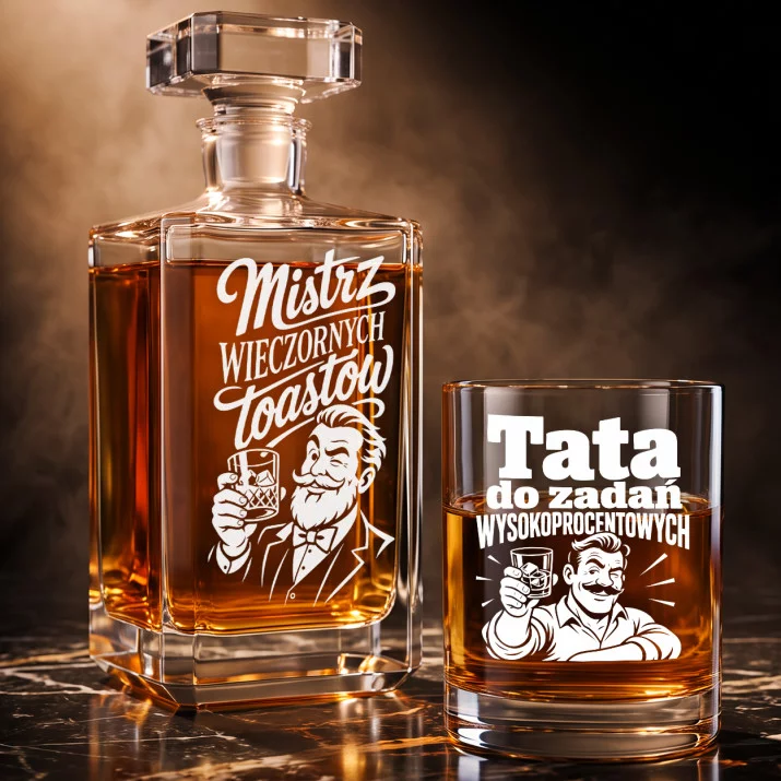 Zestaw Do Whisky Na Dzień Ojca Prezent Dla Taty Mężczyzny: Toastowy Humor Zestaw Do Whisky Na Dzień Ojca Prezent Dla Taty Mężczyzny: Toastowy Humor