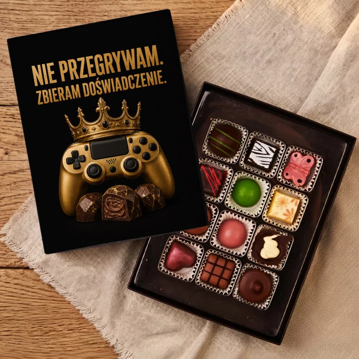 Czekoladki Dla Gracza Prezent Dla Mężczyzny: Nie Przegrywam – Gracz Czekoladki Dla Gracza Prezent Dla Mężczyzny: Nie Przegrywam – Gracz